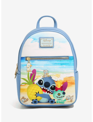 NWT Loungefly Stitch Ducklings And Scrump Mini Backpack And Cardholder Set Loungefly Disney Lilo & Stitch Ducklings Buckle Mini  main image 2