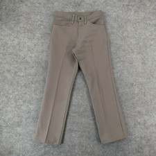 Vintage Levi's Pants Mens 30x29 Gray Rock a Billy Straight Made in USA Altered 