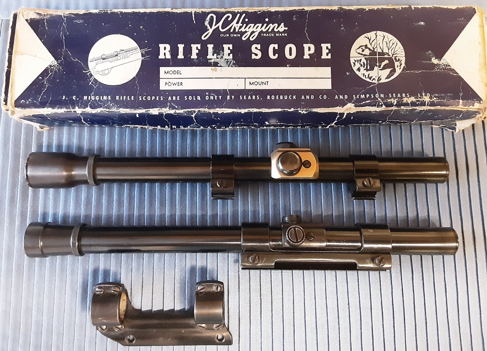 Weaver B4 T1 J.C. Higgins Scopes Rings and Mounts Lotall 3/4" .22