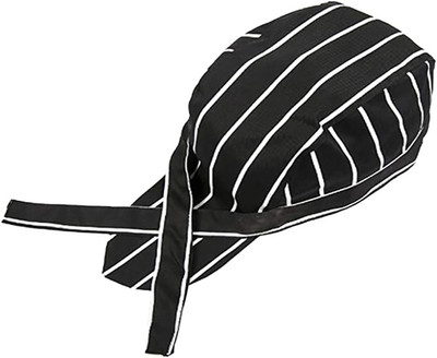 Unisex Kitchen Catering Chef Krawatte zurück Hut Kappe Headwrap Bandana Hut für 