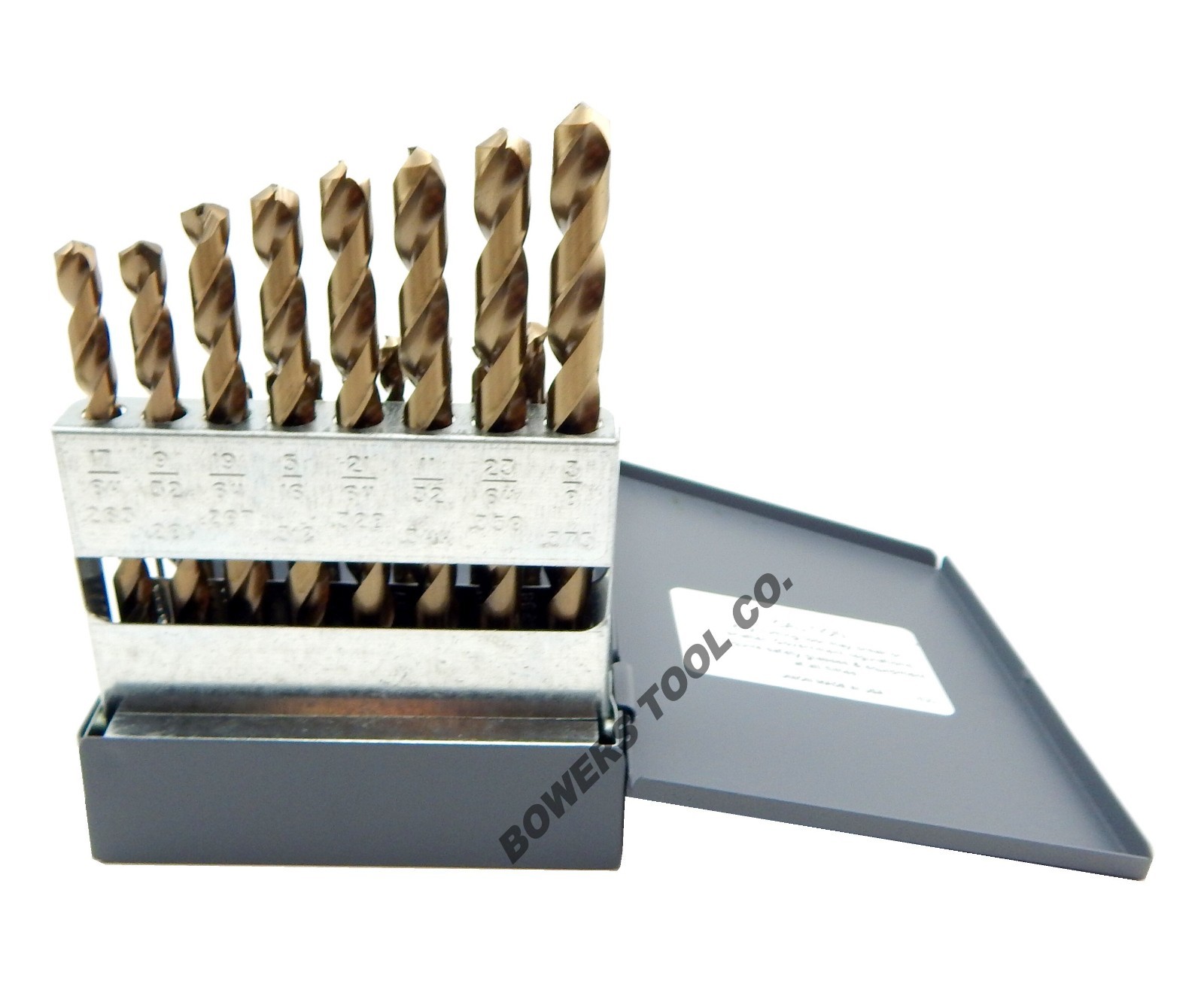 Norseman 21pc COBALT M42 Drill Bit Set Jobber Lengths 1/163/8 MADE IN