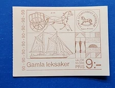 Sweden Stamp Booklet, Scott 1268a MNH