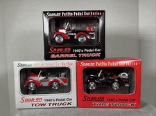 Set of 3 SNAP ON PETITE TOY PEDAL CAR SERIES 1940's