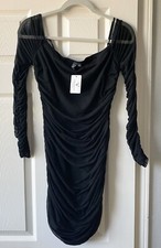 Windsor Black Long Sleeves Size XL Dressy Stretchy New