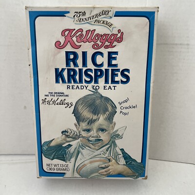 1981 KELLOGG'S Rice Krispies 75th Anniversary ~NEW and Sealed