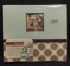 Paper Boutique Scrapbook Kit Memories Binder Stickers 8"x8" Pattern Sheets NOS