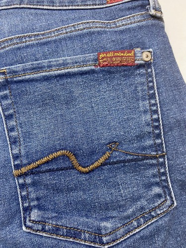 7 Seven for All Mankind Distressed Bermuda Shorts Mens Size 30” 8 " Inseam - 第 7/8 張圖片