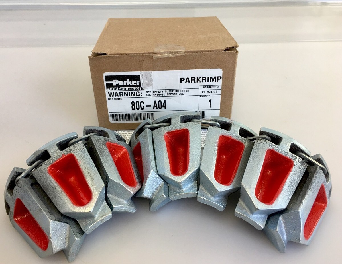 Parker50,75 まとめ売り Parker Parkrimp 80C-A04 Crimping Tool Die, 43 Series, -4, 1/4