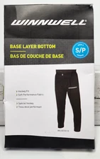 Hockey Base Layer Bottom Performance Fabric by Winnwell, Adult/Child Size Small