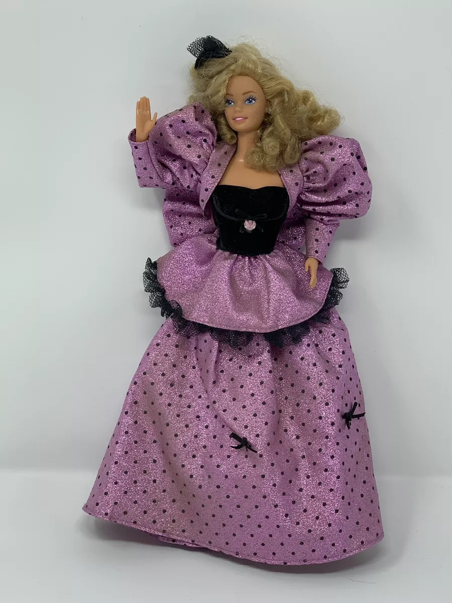 VTG Mattel Doll Clothing Genuine Barbie 80s 90s Fashion Purple