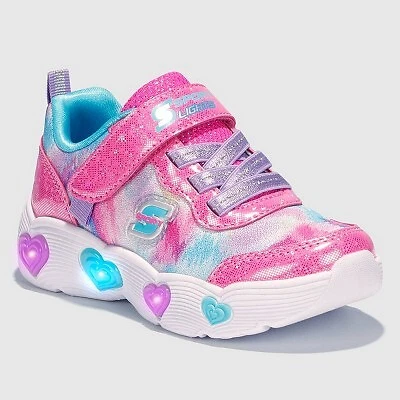 Skechers toddler girl tennis shoes cheap