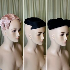 Set Of 3 Vintage Women s Hats Bullocks LA I Magnin Irene New York