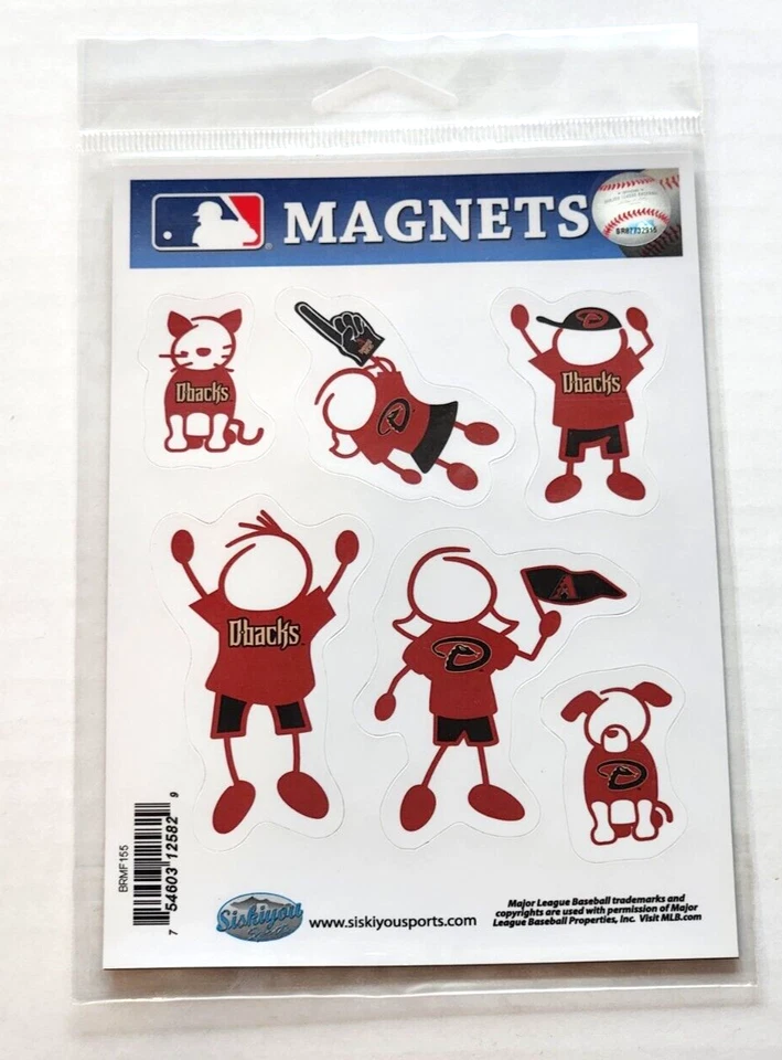 Arizona Diamondbacks Family Magnets MLB Licensed Baseball - Image 2 of 3