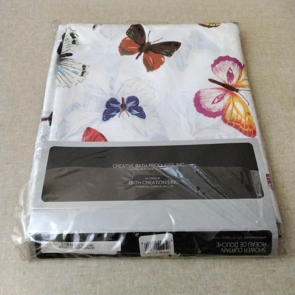Занавеска для душа бабочка Creative Bath 70x72 - Изображение 3 из 4