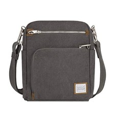 Travelon Anti-theft Heritage Tour Bag Pewter - 33074 540 9 X 11.5 X 3