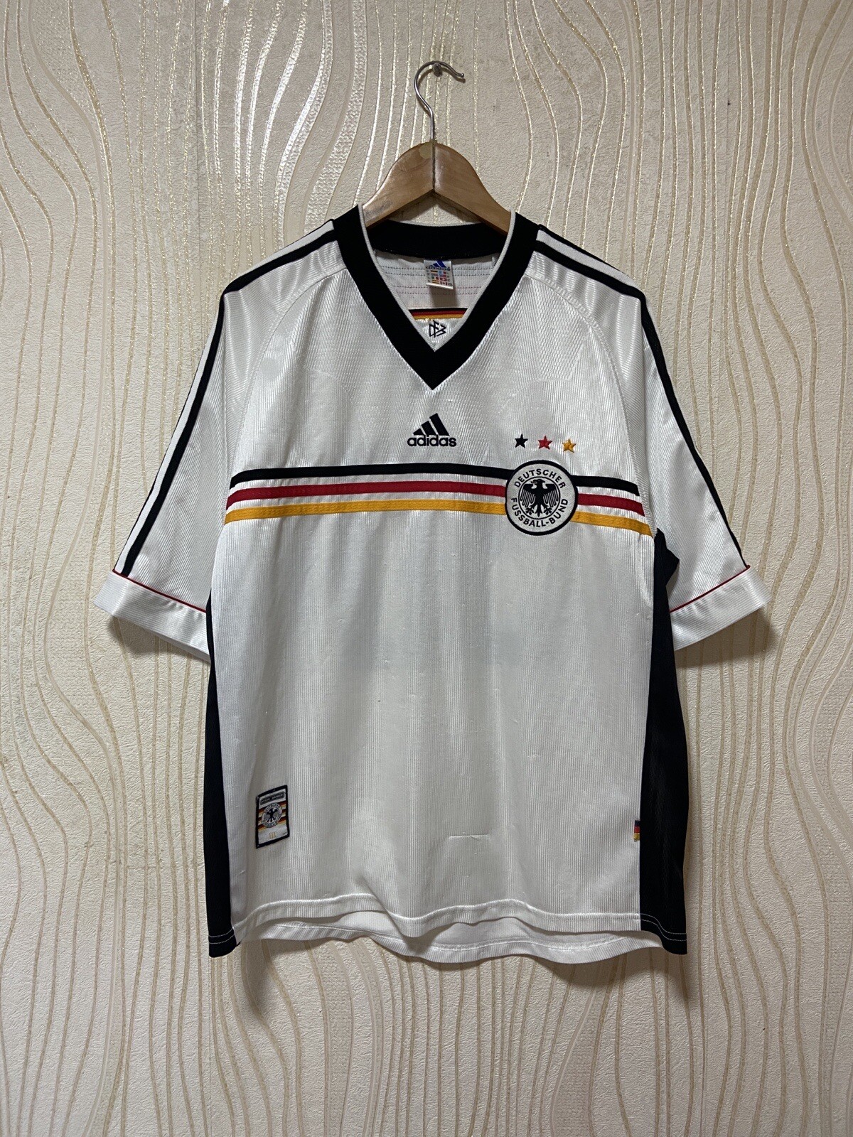 GERMANY 1998 1999 2000 HOME FOOTBALL SHIRT SOCCER JERSEY ADIDAS sz XL MEN #13 