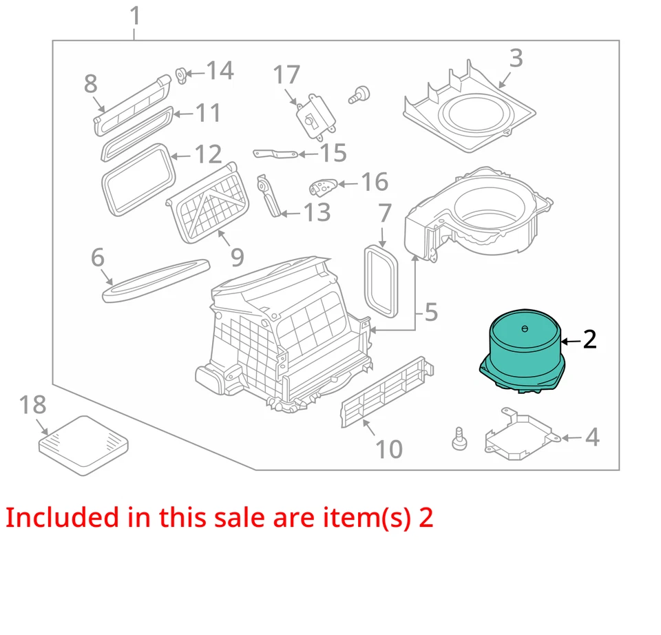 Infiniti G35 2005 calentador aire acondicionado motor fabricante de equipos originales 126 k millas - LKQ411069416 Foto 4 de 4