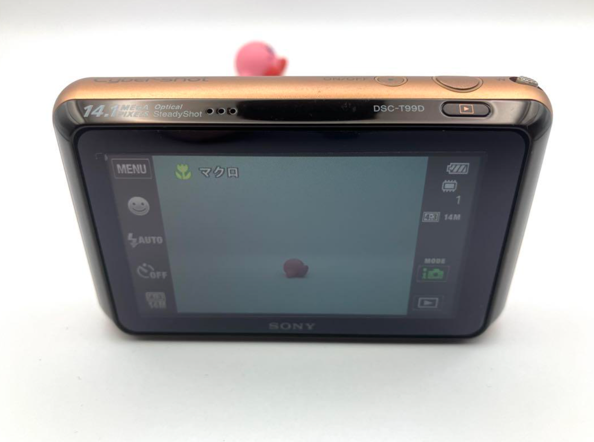 SONY Cyber-Shot DSC-T99 Brown 14.1MP 4x Digital Camera From Japan