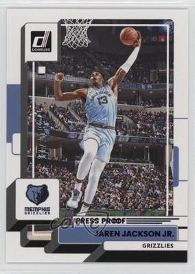 2022-23 Panini Donruss Purple Press Proof /199 Jaren Jackson Jr #155 05k6