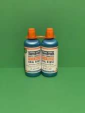 TheraBreath Fresh Breath Oral Rinse 2-Pack Clean Mint 33.8 Oz /1 liter Each NEW