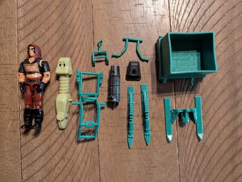 Vintage 1984 GI Joe - Zartan - Figure Swamp Skier Part Lot
