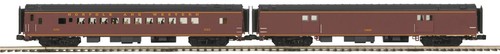 MTH 20-64266 NORFOLK & WESTERN N&W 70’ AERODINÁMICO JUEGO DE 2 VAGONES PASAJEROS NUEVO | Zustand: New