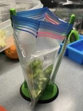 Ziploc Bag Holder Freezer Bag Holder Stand Adjustable Baggie Rack Stand For Fill