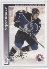 2004-05 Choice AHL Future Stars Stephen Weiss #47 4j8