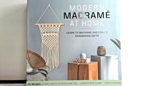 Chartwell Books Modern Macrame At Home Craft Kit Cord Beads Dowel New DIY