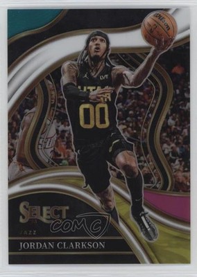 2023-24 Panini Select Courtside Teal White Pink Prizm 30/49 Jordan Clarkson 19fe