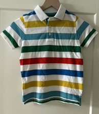 Mini Boden striped polo 6-7