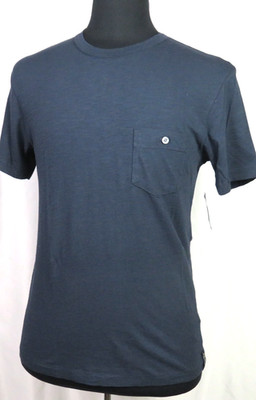 NEW! TODD SNYDER Homespun Jersey Blue SLUB Pocket T-Shirt Men's Small NWT!