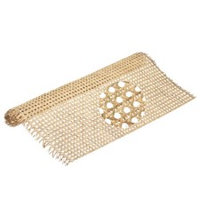 Cane Webbing 25.5 Inch Width 59 Inch Length Natural Rattan Webbing