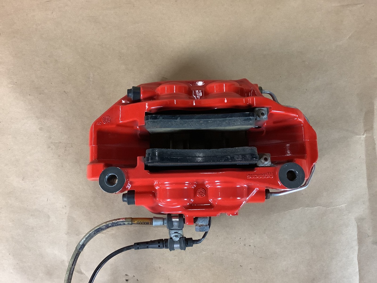 McLaren 720S 720 2018 Rear Right Passenger Brake Caliper Red W/ Pads 17-20 |:O