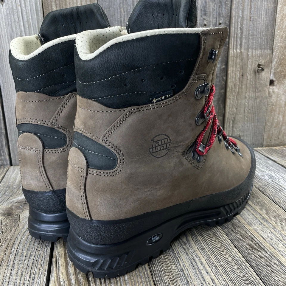 Botas de Trekking Hanwag Yukon GTX Para Hombre Talla 11W Cuero Nobuck Usadas en Excelente Condición Faltan Plantillas Foto 3 de 4
