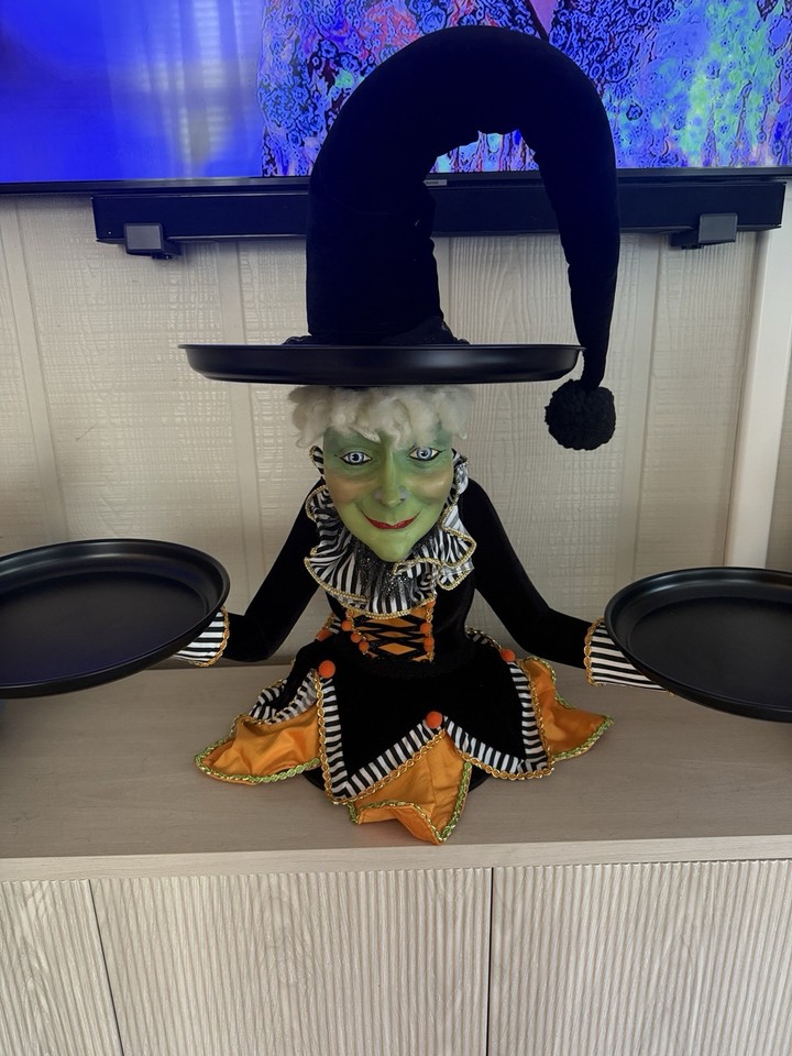 Katherine's Collection Witch Tabletop Server Retired. Excellent ...