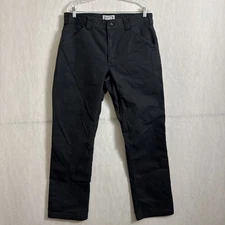 Duluth Trading Co Men's Size 36x34 Black Flex Canvas Fire Hose HD Pants