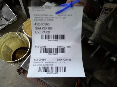 Transfer Case 4 Door Sport Trac Part-time Fits 02-04 EXPLORER 254486