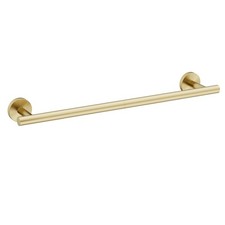 Brushed Gold Towel Bar, 18 Inch Bathroom Towel Rack, Modern Bathroom Decor