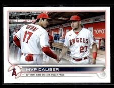 2022 Topps Update #US115 MVP Caliber (Mike Trout / Shohei Ohtani) VC