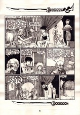 1986 Aircel Comics SAMURAI #8 page 6 Barry Blair NIGHTWYND - Original Comic Art