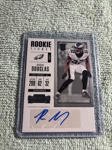 2017 Panini Contenders RASUL DOUGLAS ROOKIE TICKET AUTO #166 Dolphins CB