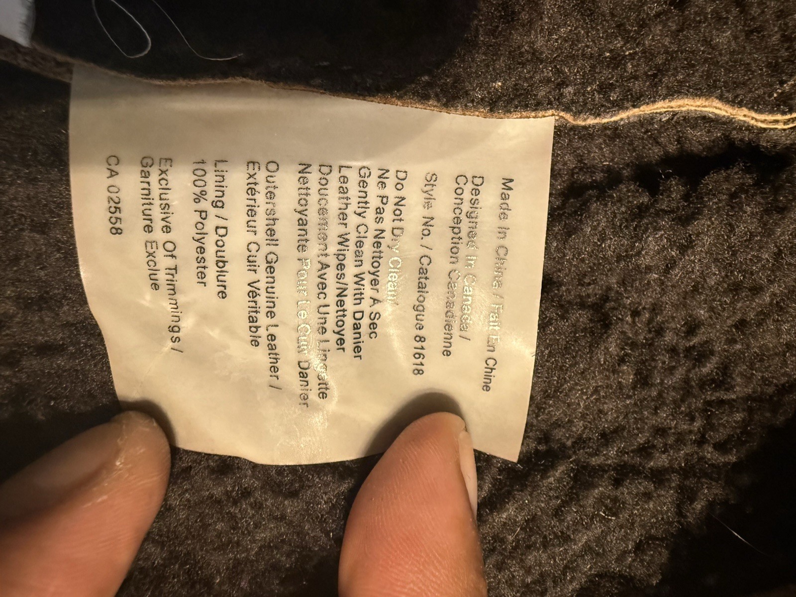 danier Shearling leather jacket men - image 5