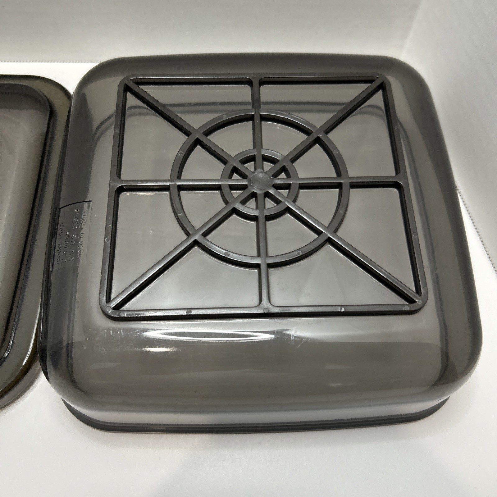 FoodSaver Square Canister 2 1/4Qt. Vacuum Container Storage Marinate 9”x 9”x 4”