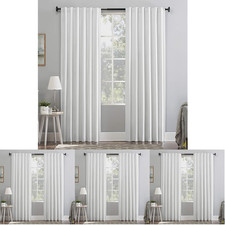 Hampshire Velvet Total Blackout Curtains, 50"x96", Pearl, 4-Pack