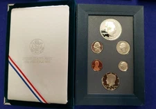 1990-S US Mint Prestige Proof Set Ike Silver Dollar OGP & COA~ L👀K SHIPS FREE