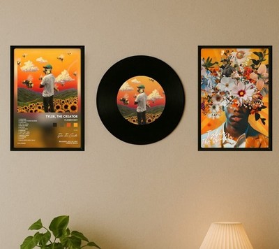 Set Zwei Bilder Und Ein Vinyl Tyler The Creator Flowerboy