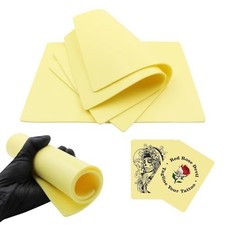 3mm Tattoo Practice Skin, 5 Pcs 12x8" 3mm Thick Silicone Fake Skin Blank Double