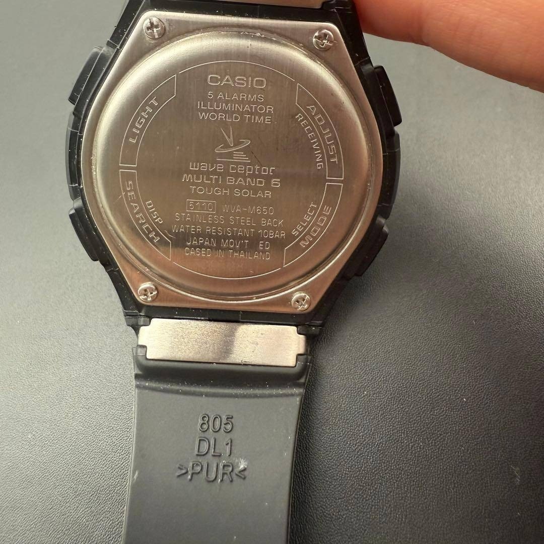 Rare Working Casio Waveceptor Analog Digital Sola… - image 5