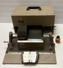 Projecto-Editor 8mm Craig by KALART 8mm Film Editor W/ Bottle of Cement